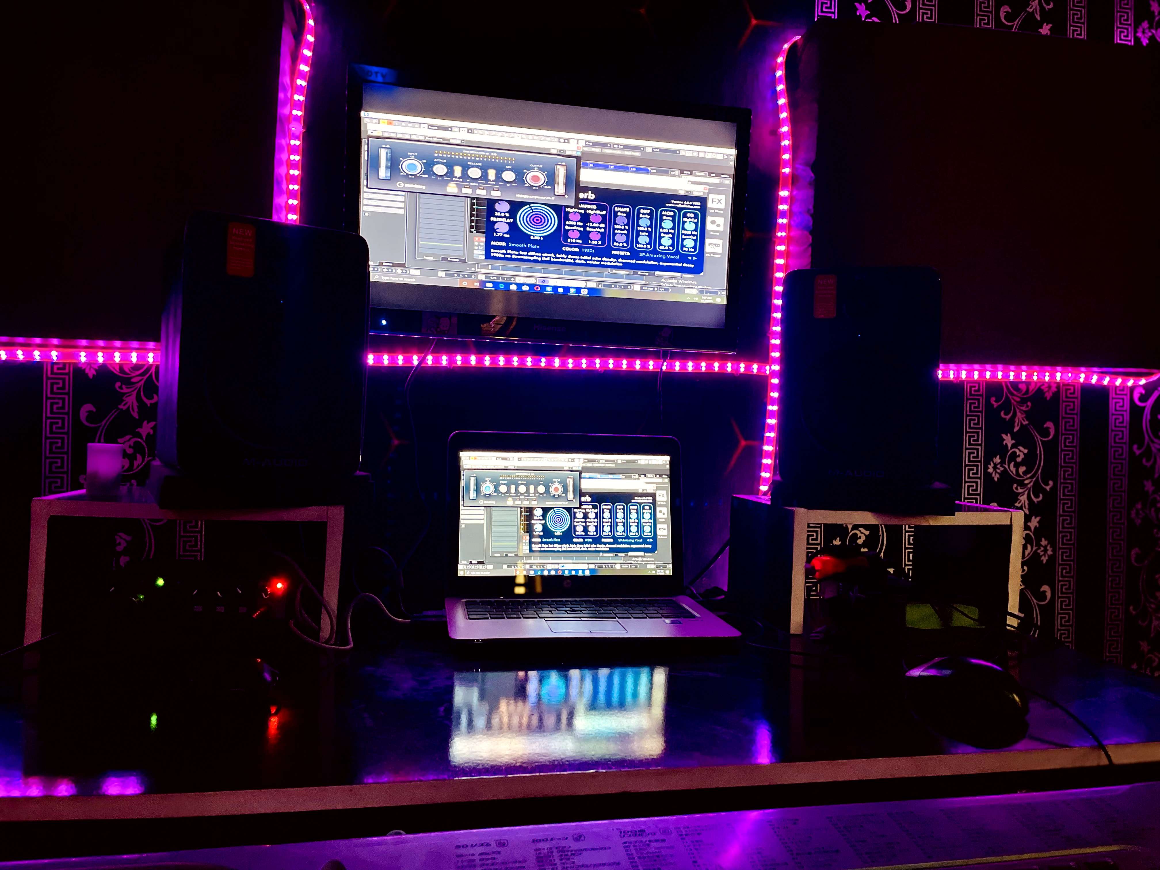 Macreamy Anthony Studios - Recording booth and equipment